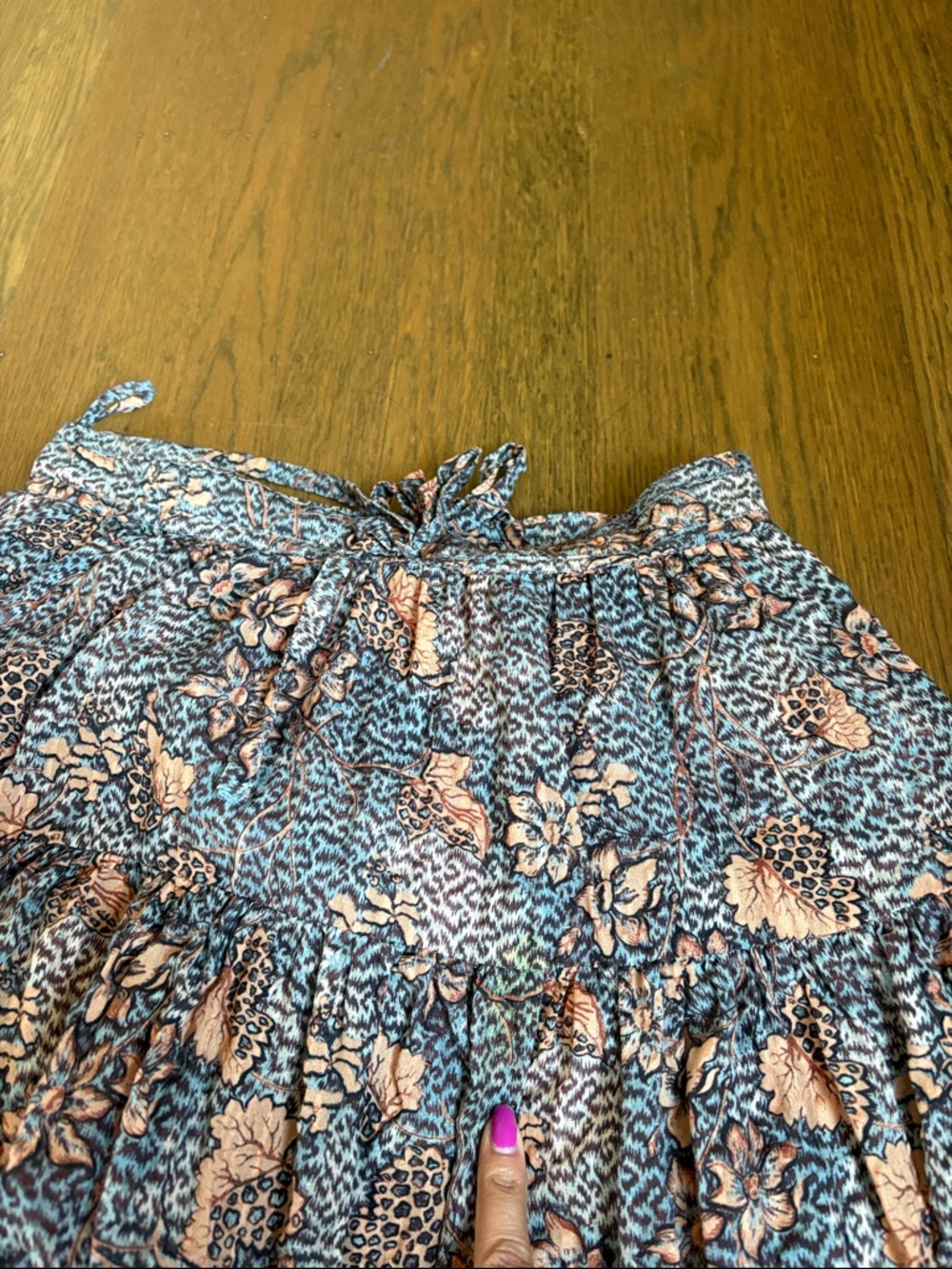 Ulla Johnson Raquel Skirt Aegean Size 6 - Picture 8 of 9